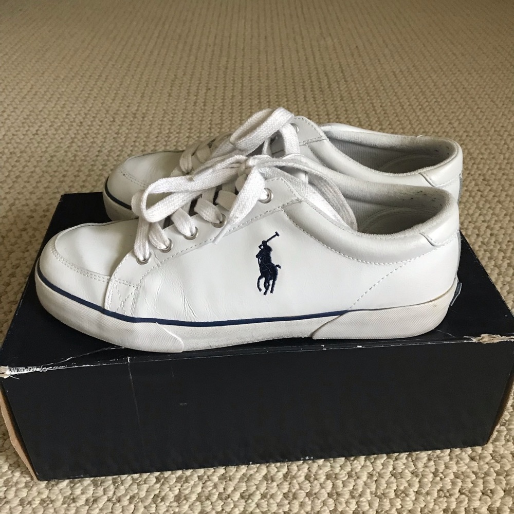All leather Ralph Lauren Polo Sneakers